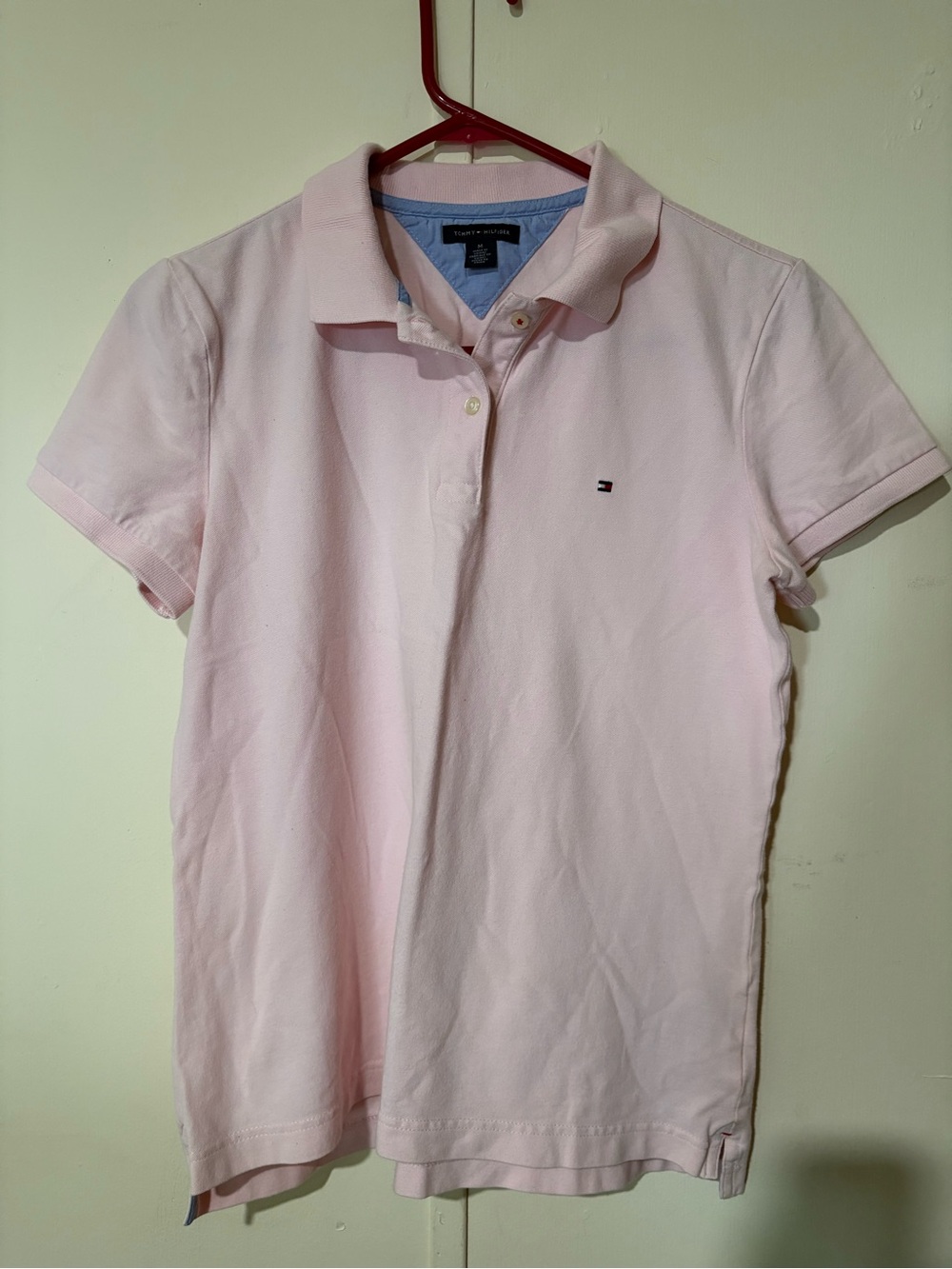 Tommy Hilfiger Women's Pink Polo Shirt